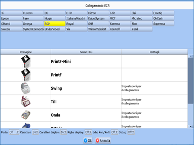 Software Ristorante :: Configurazione